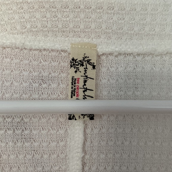 Brand New Free People Waffle Top - Picture 4 of 6